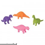 Fun Express Dinosaur Molded Erasers Stationery Pencil Accessories Erasers 24 Pieces  B01ANTOKJO